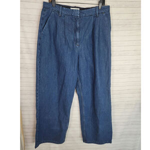 Abercrombie & Fitch Blue Wide Leg Jeans